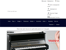 Tablet Screenshot of pianometropool.nl